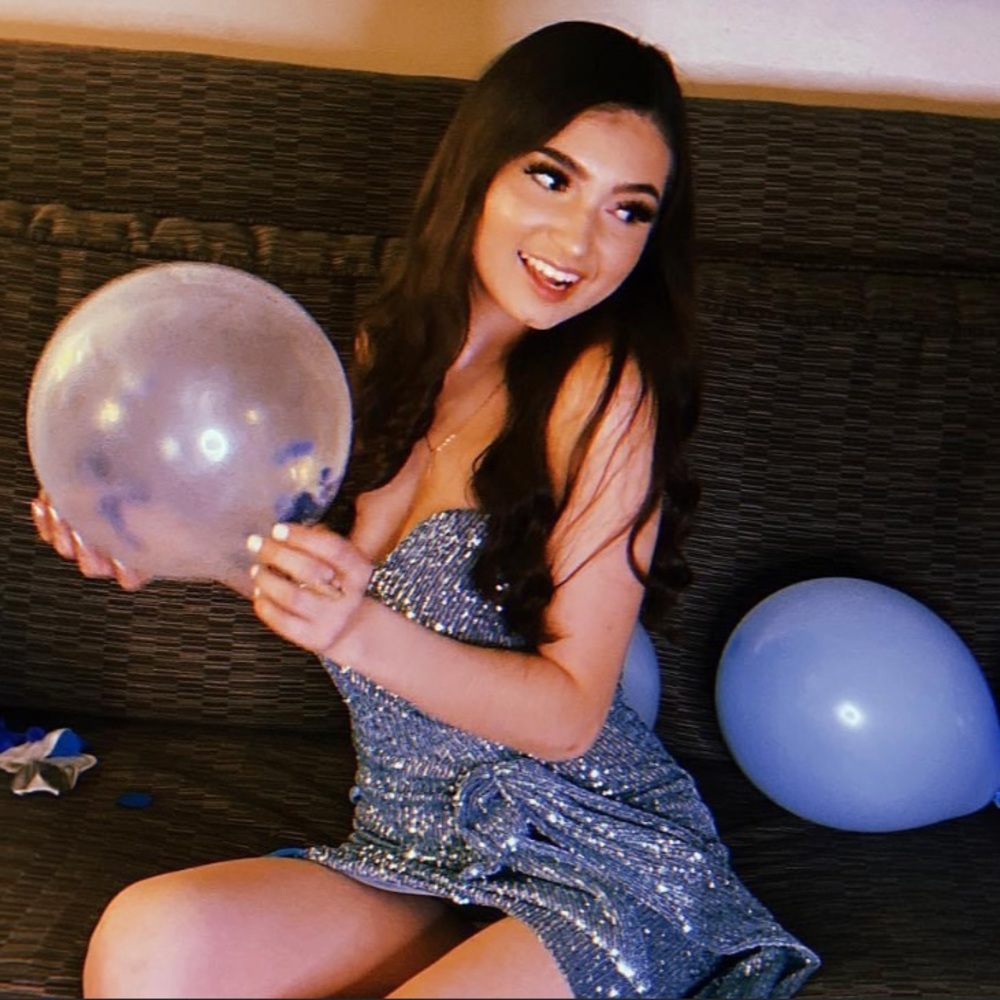 Fashion Nova “Invited To The Party Sequin Mini Dress - Blue”